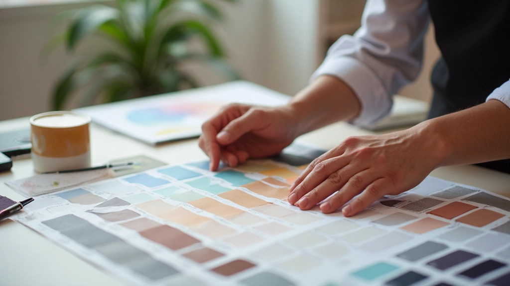 Paleta de cores sólidas profissional para design system moderno