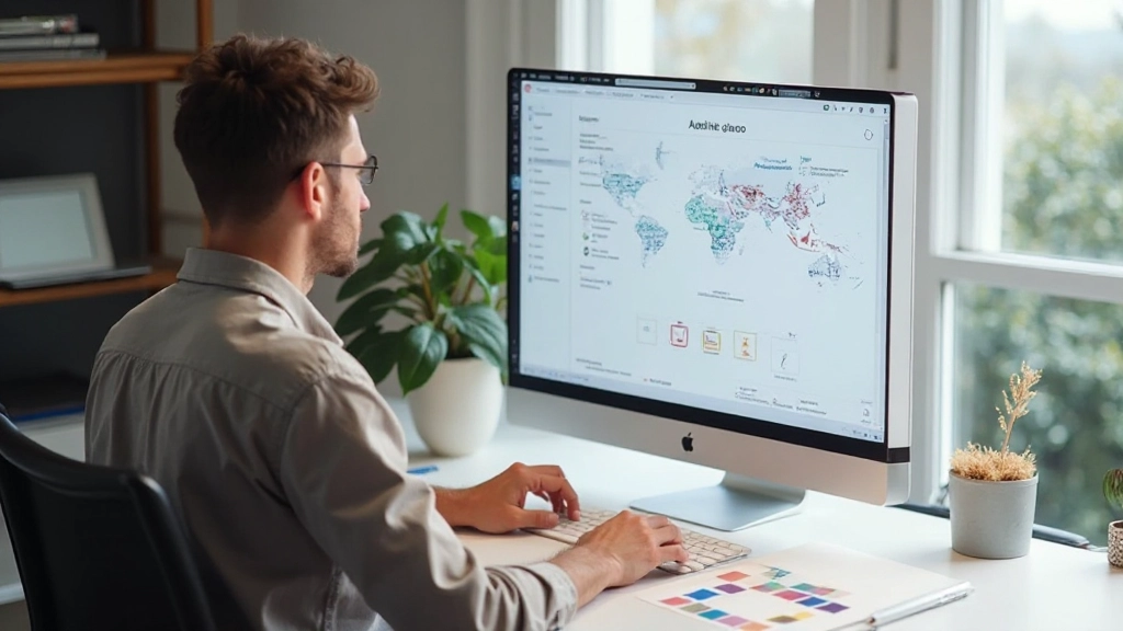 Paleta de cores sólidas vibrantes com cores primárias, secundárias e acentos para design system profissional